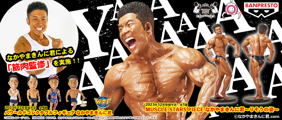 D筋肉料理研究家マグマ中山MUSCLE STARS PIECE なかやまきんに君 りそうの姿 フィギュア