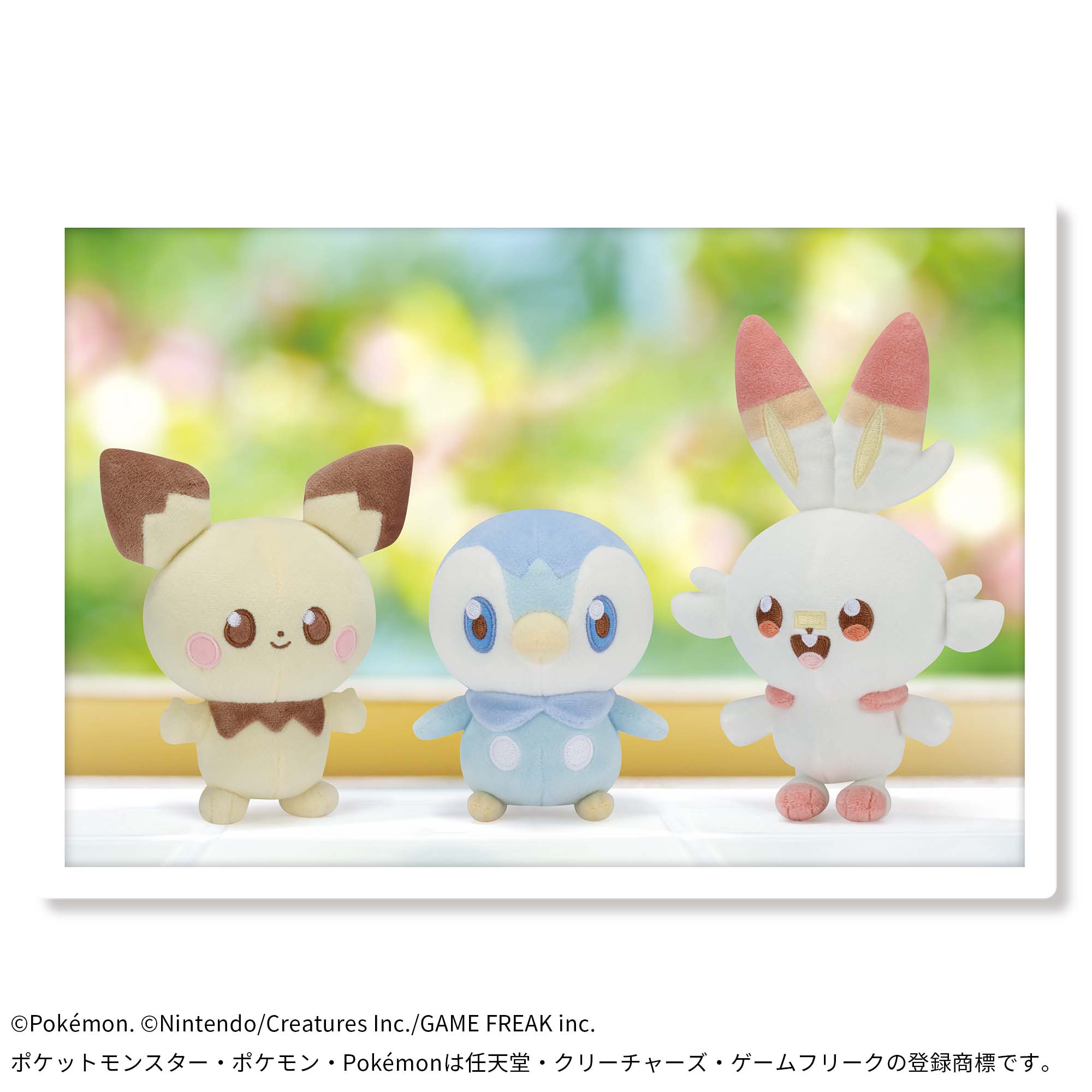 ポケピース ぬいぐるみ～ピチュー・ポッチャマ・ヒバニー～│株式会社  