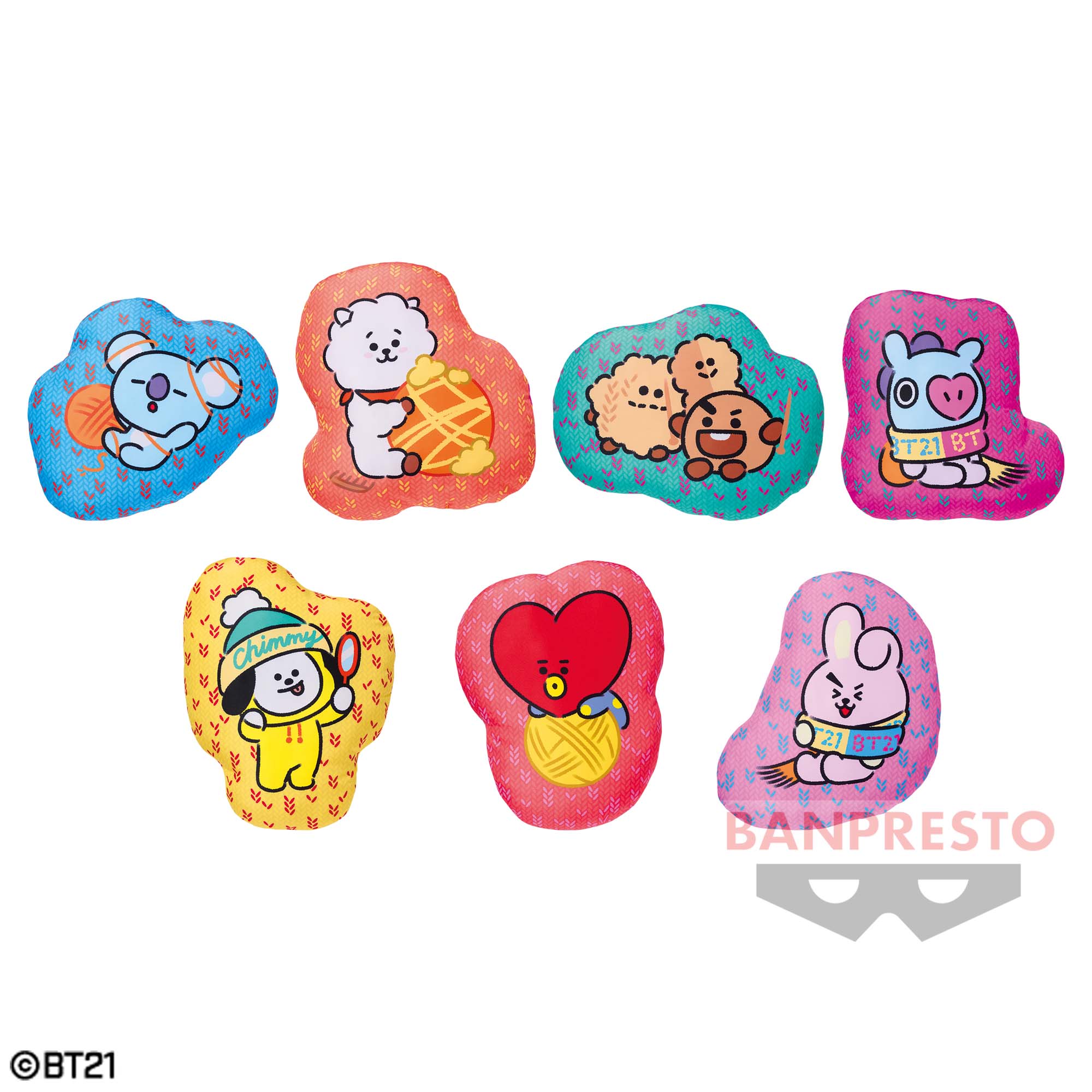 BT21 ダイカットクッション～HAPPY KNITTY～│株式会社BANDAI SPIRITS