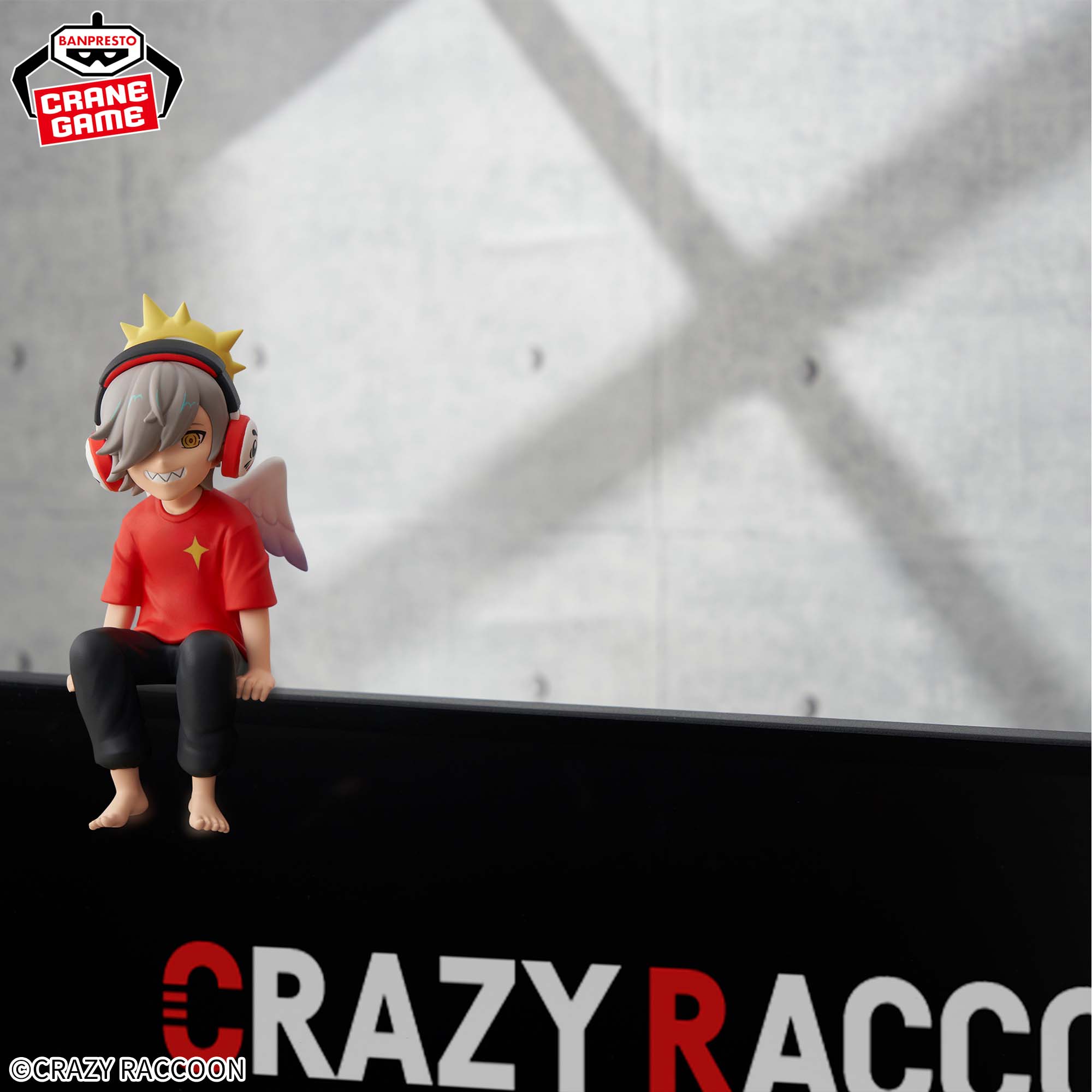 Crazy Raccoon モニタートップフィギュア-だるまいずごっど-