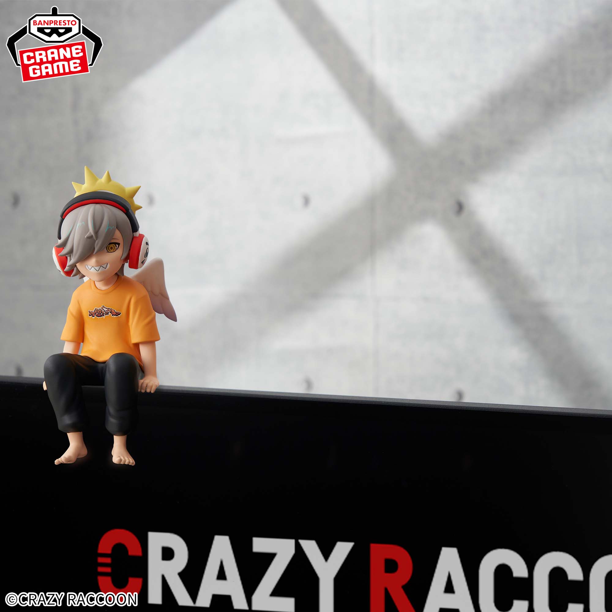 Crazy Raccoon モニタートップフィギュア-だるまいずごっど-