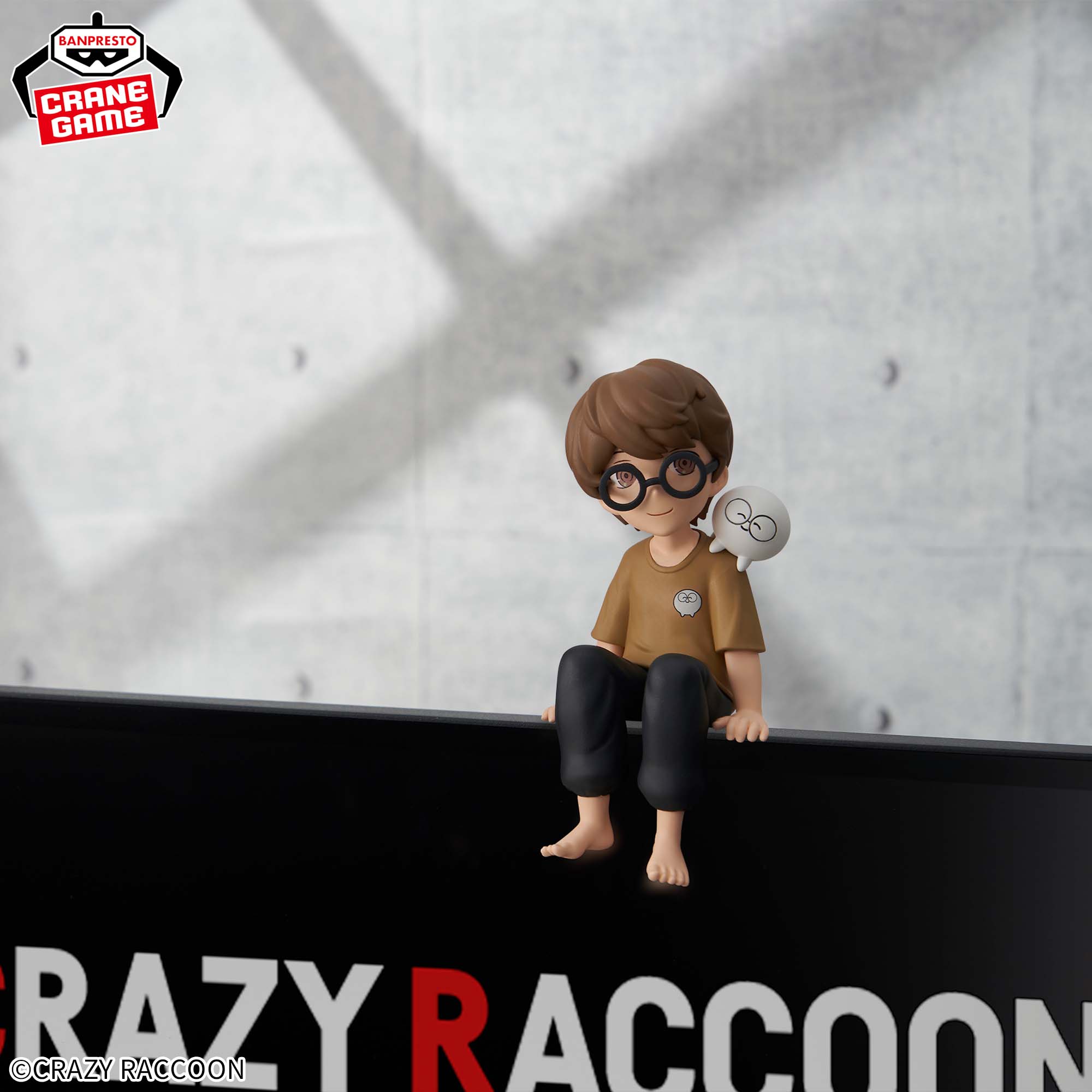 Crazy Raccoon モニタートップフィギュア-じゃすぱー-