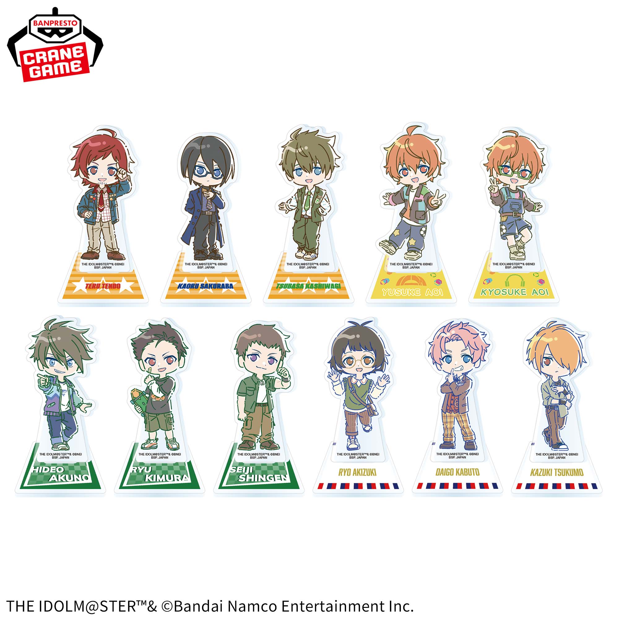 アイドルマスター SideM のすたるぽっぷ スタンド付きアクリルプレートvol.3